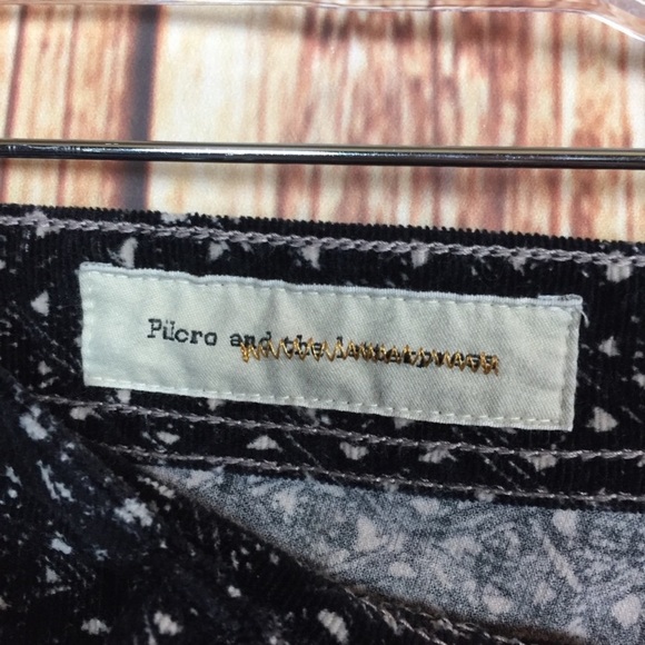 Pilcro & The Letterpress Serif Corduroy Anthropologie Ankle Crop Like New Sz 28 - Picture 8 of 8